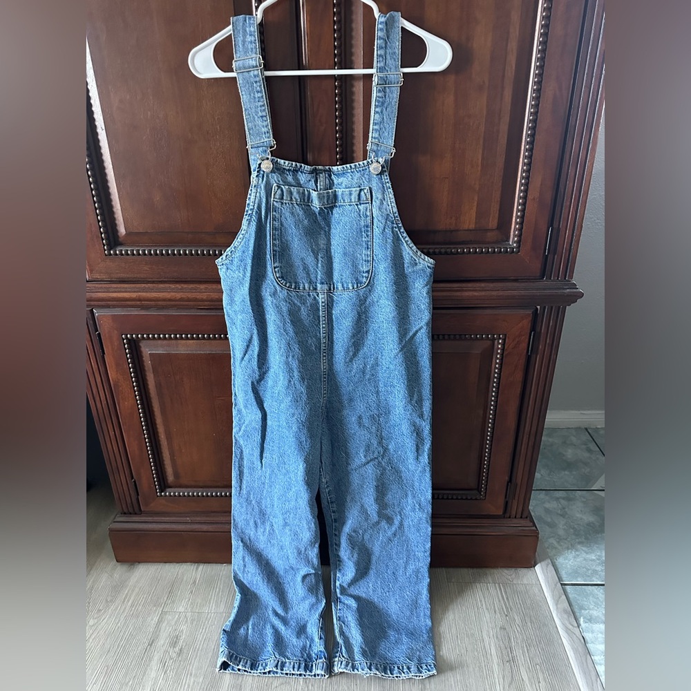 Zara Bib Denim Overalls Petite